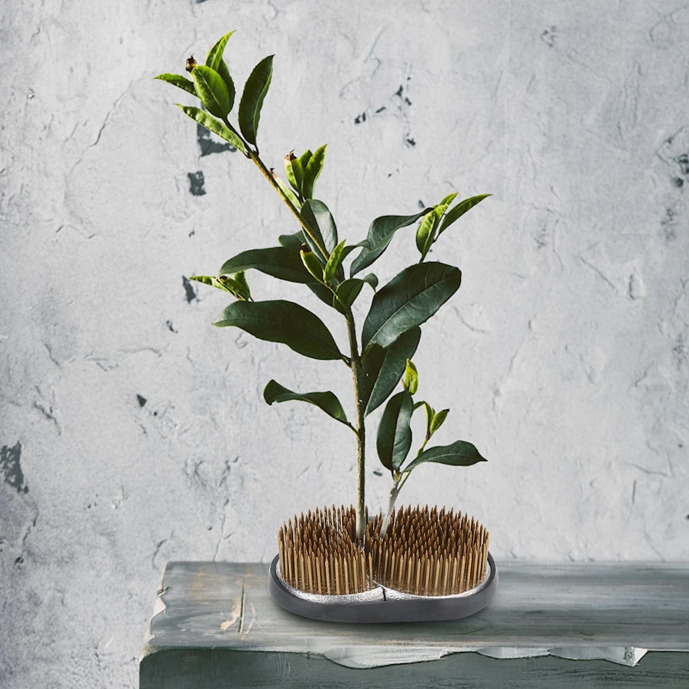 1 шт. медная игла для фиксации цветов в форме Солнца и Луны | Дом сад