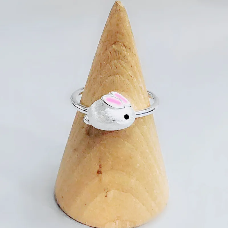 Богемные кольца с кроликами серебристого цвета для женщин и мужчин обручальные