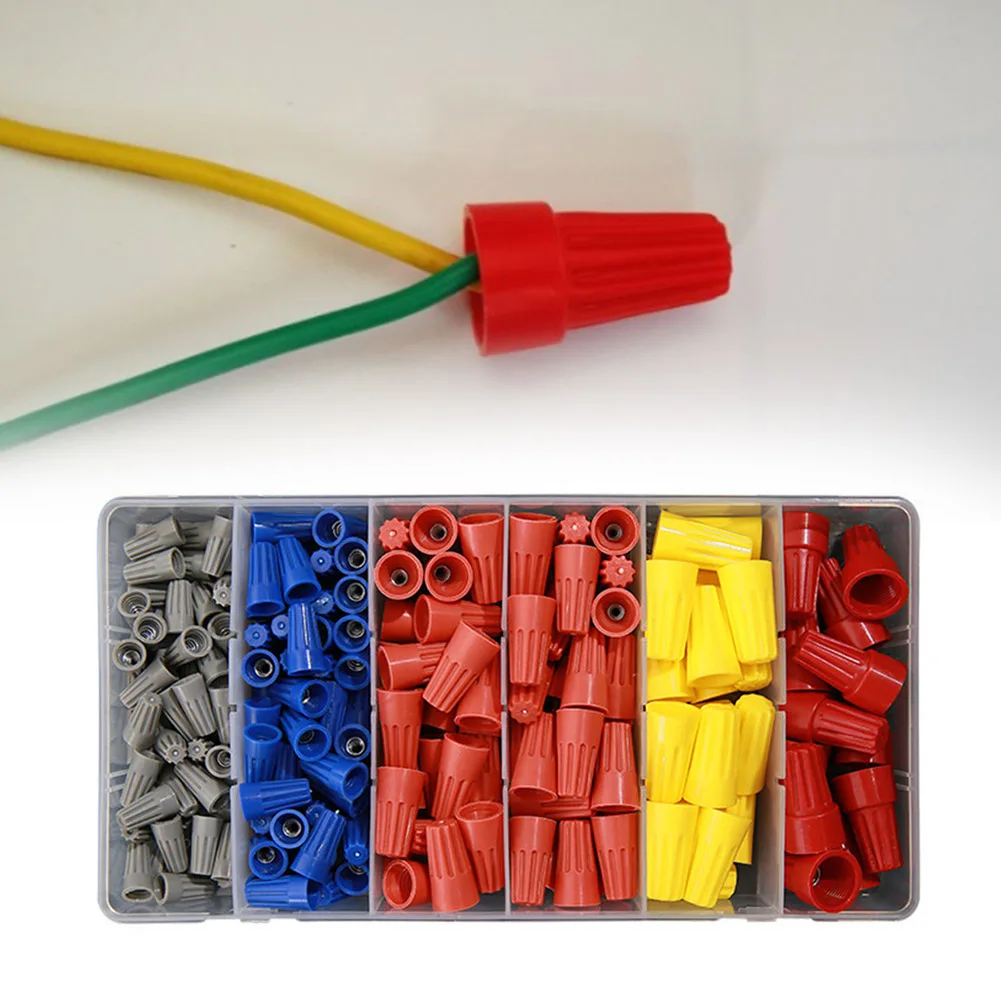 158 шт. освещение дома витой на многоразовые линии давления пластиковые винтовые