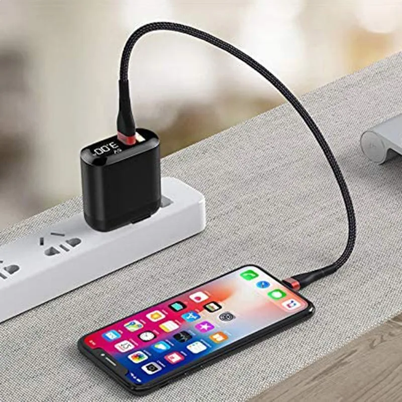 

Dual USB Charger Quick Charge 3.0 EU US Plug QC PD Fast Charger USB Phone Charger Fast Charging Head Adapter Travel Wall Charger
