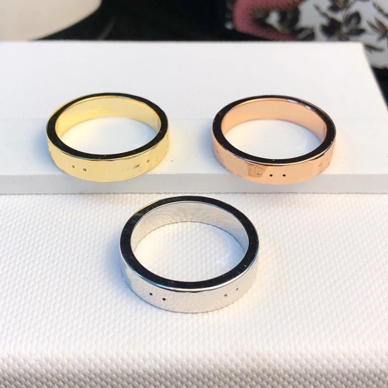 

Французское кольцо JiaqiGG из титановой стали, новинка 2021, элегантное и модное, высокое качество, с коробкой и мешком для пыли