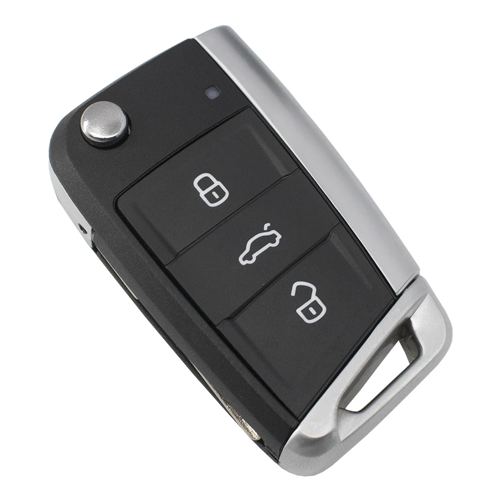 Запасной чехол WhatsKey для VW Golf 7 4 5 Passat b5 b6 polo Touran сиденье Jetta Skoda складной с 3 кнопками