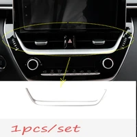 car navigation strip cover trim frame sticker for toyota corolla e210 2019 2020 car styling accessories