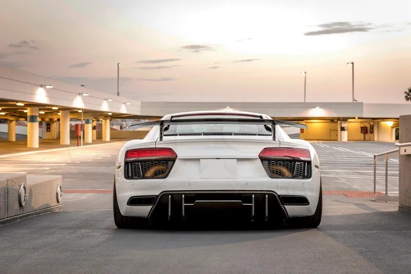 Автомобильный Стайлинг новый задний спойлер из углеродного волокна подходит для