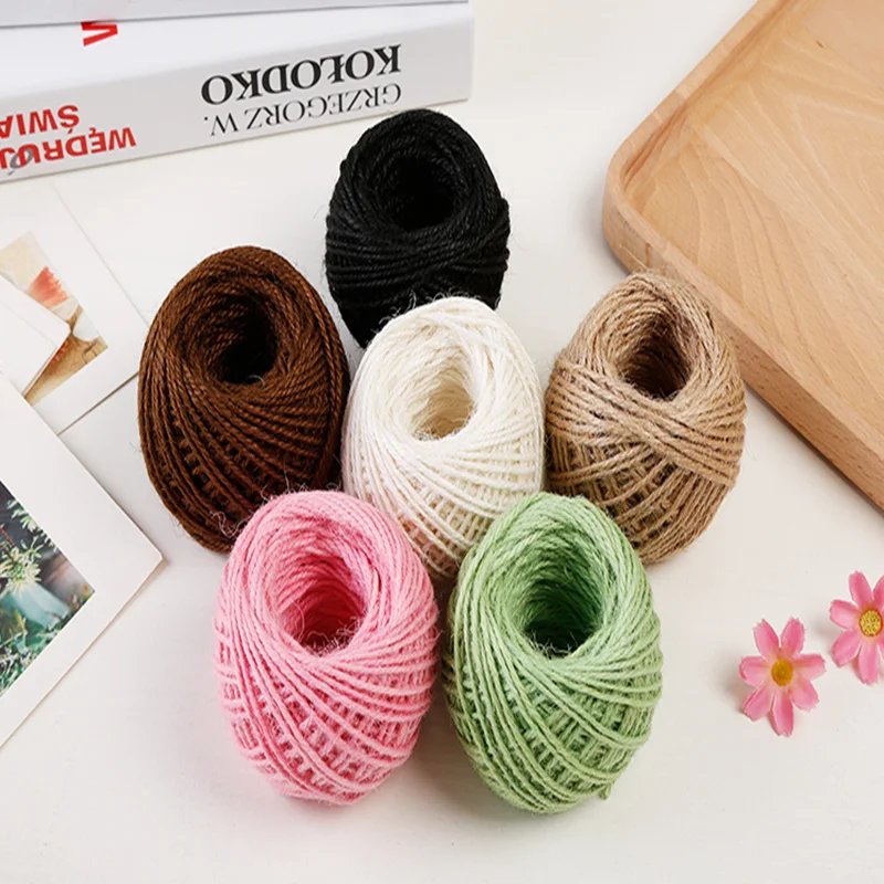 Оптовая продажа ручной работы материал шпагат домашний цветной переплет