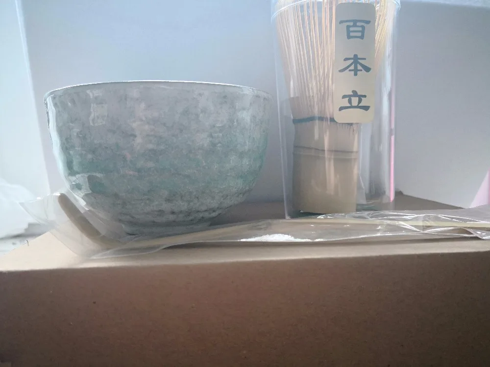 Бесплатная доставка чайный сервиз маття для церемоний зеленый порошок японская