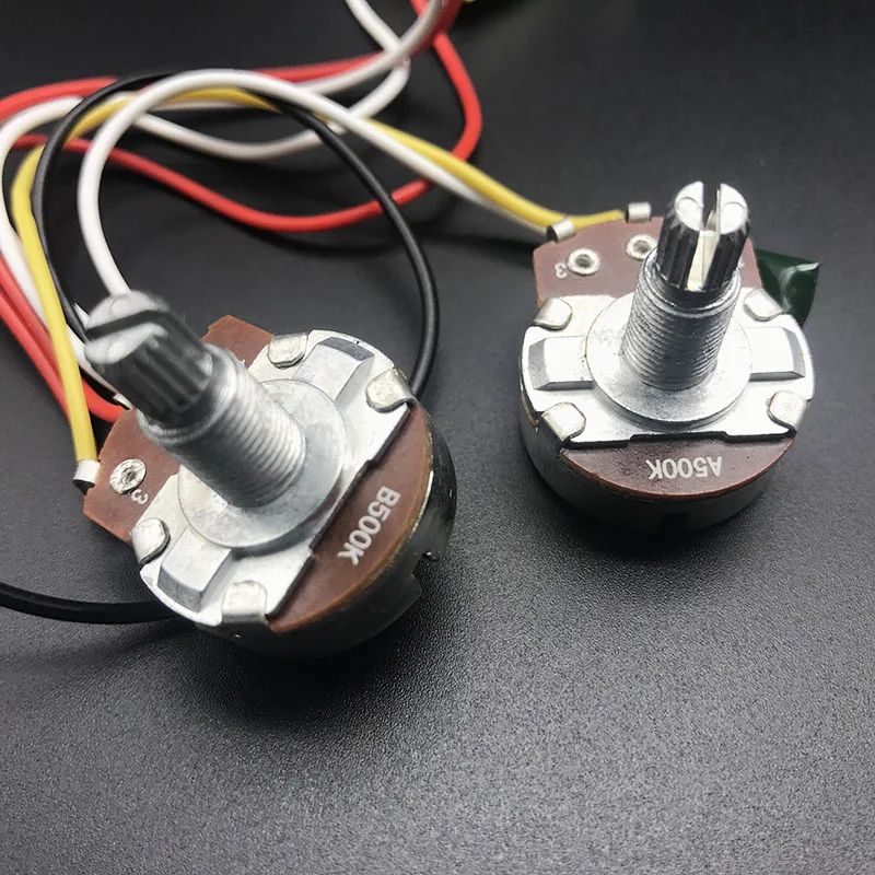 3 акустическая предварительно смонтированный монтажный жгут с A500k B500K большие