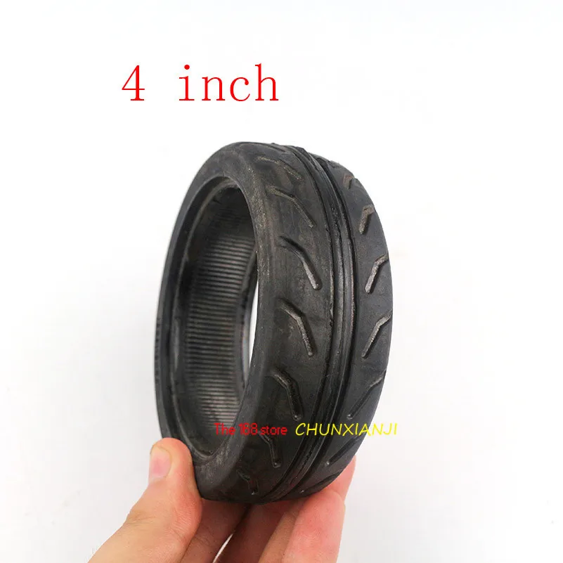 

High quality 4 inch/4" or diameter 97mm Rubber tire solid tire fits Electric Balanced Car Electric Scooter