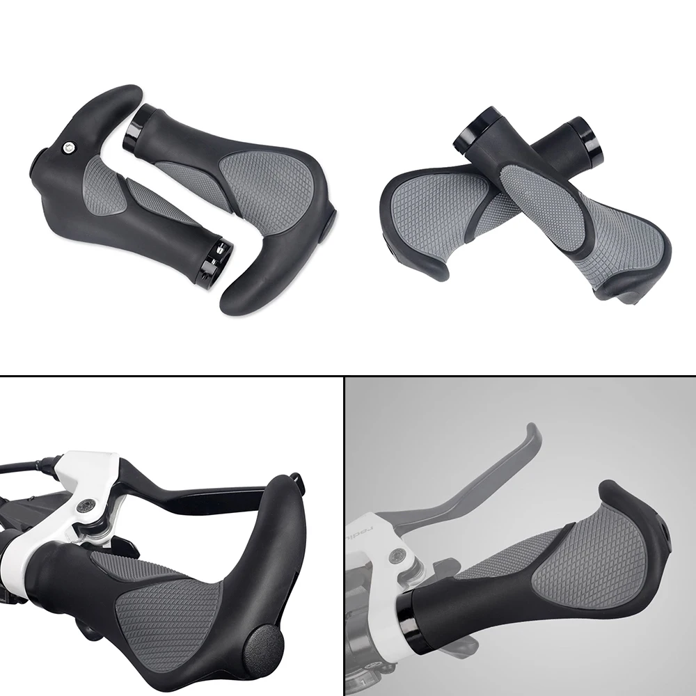 

1 Pair Bicycle Handlebar Grip Anti-Skid Handle Cover TPR Rubber Grips MTB Bike Cycling Hand Rest Accessories