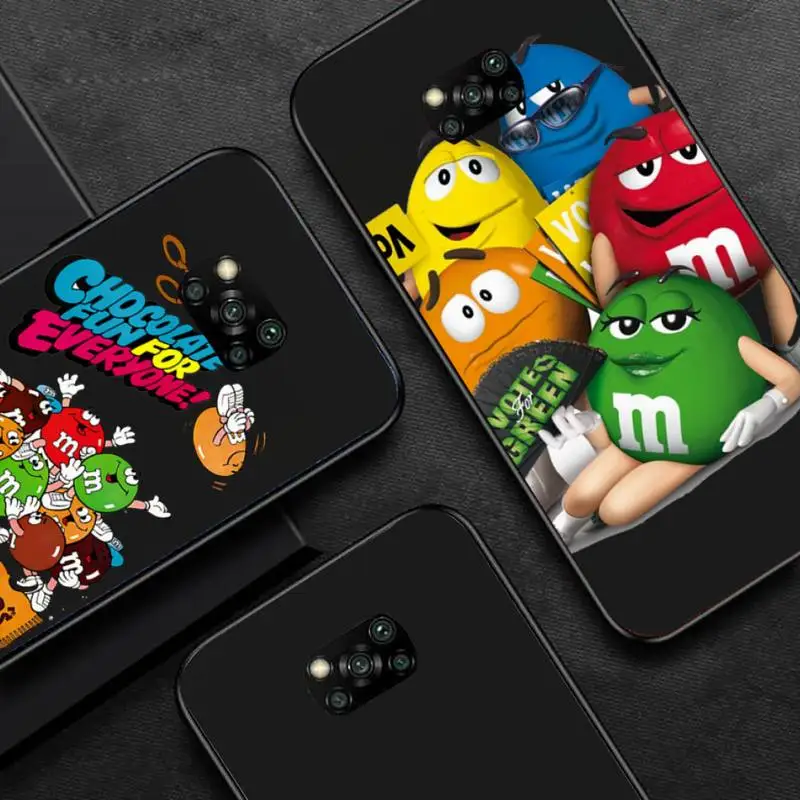 

M&M's Chocolate Nutella Bottle Phone Case For Xiaomi redmi note mi 7 8 9 10 a s t pro max 4G 5g mobile bags
