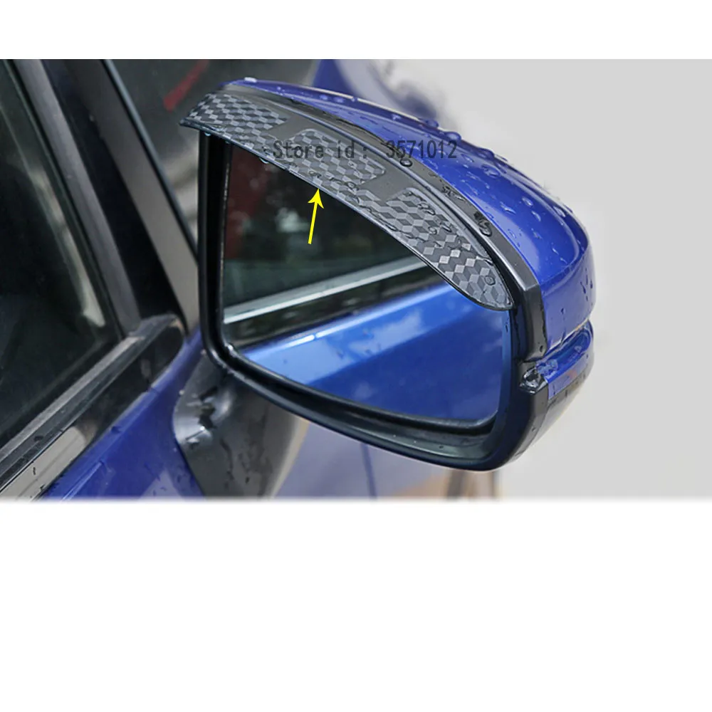 Автомобильный Стайлинг Стик зеркало заднего вида защита от дождя и бровей