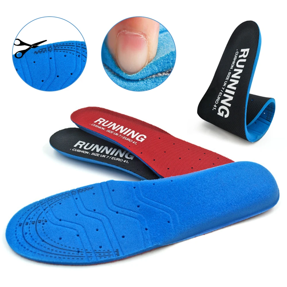 Стельки спортивные с эффектом памяти дышащие поглощение пота Беговая спортивная