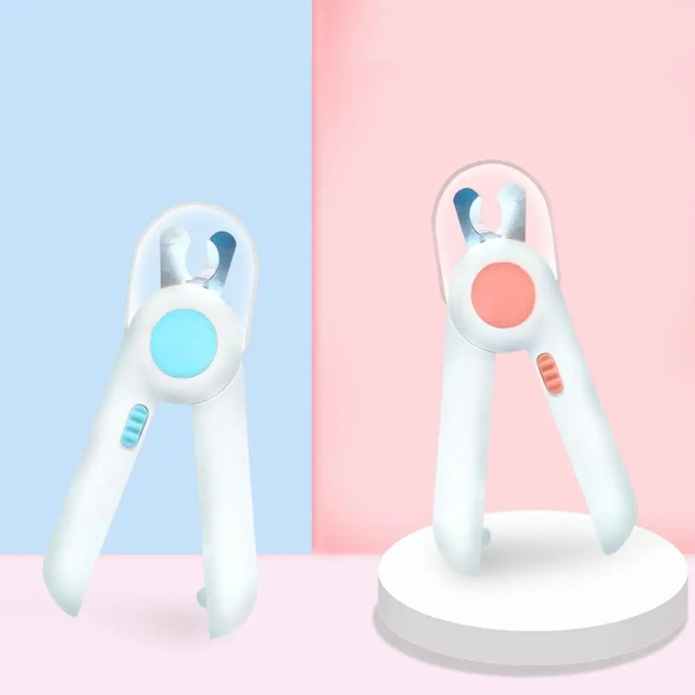 

Pet Dog Cat Nail Clipper LED Lighting Safety Cat Nail Cutter Beauty Scissors Stainless Steel Animal Nail Trimmer Pet Supplies