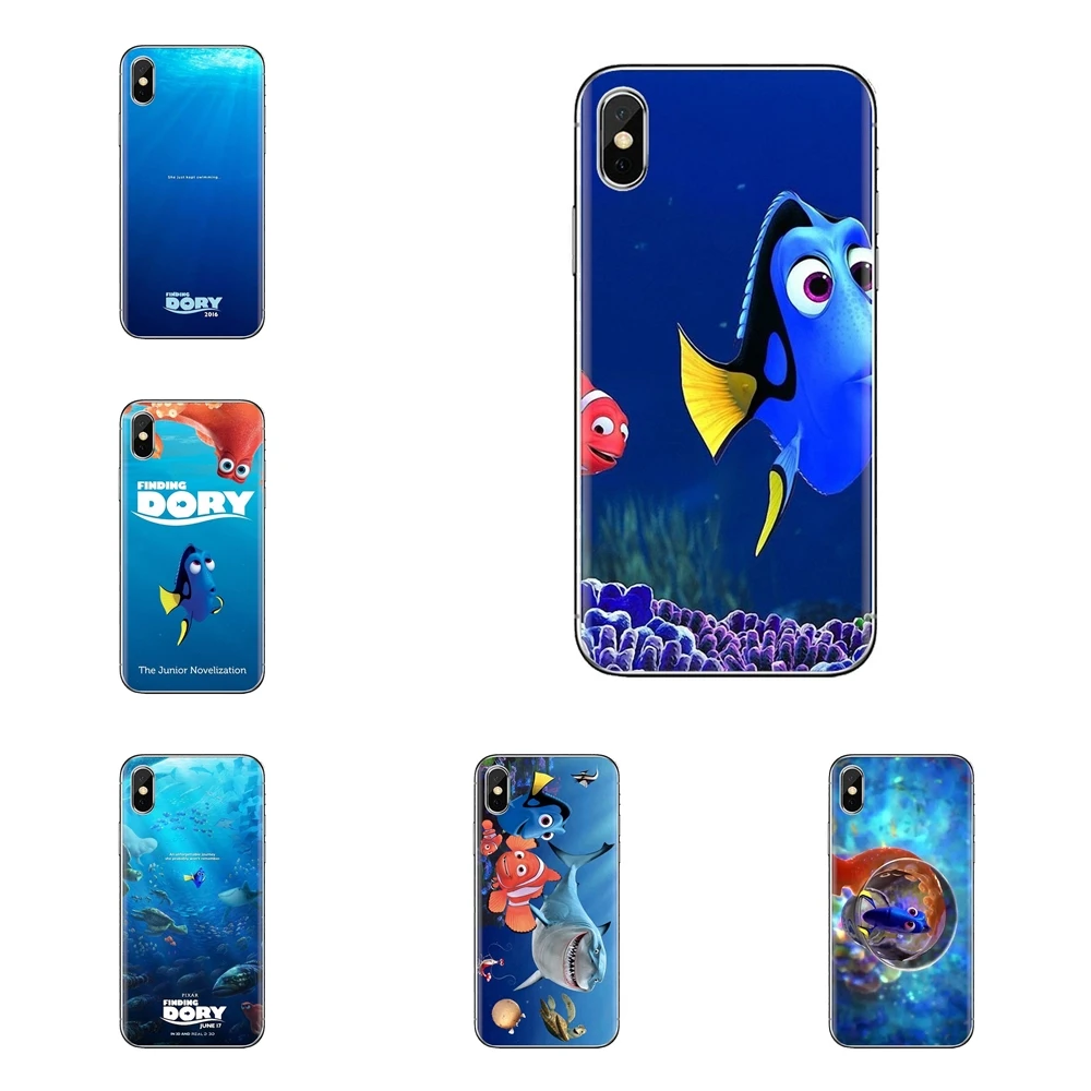 Прозрачный мягкий чехол Чехлы с принтами из мультфильма в поисках Дори 2016 постер