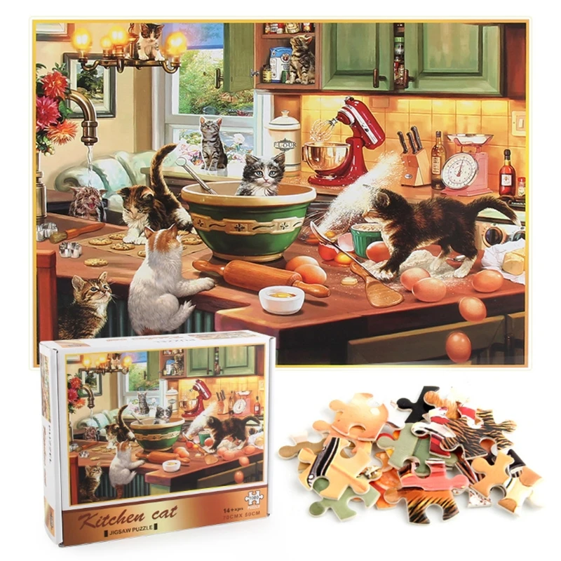 

2021 New 1000 Pieces Of Adult Puzzle Paper Puzzle