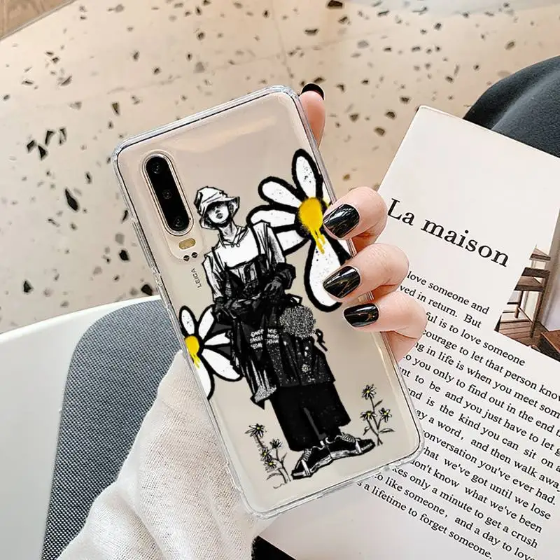 

G dragon peaceminusone Phone Cases Transparent for Samsung A71 S9 10 20 HUAWEI p30 40 honor 10i 8x xiaomi note 8 Pro 10t 11