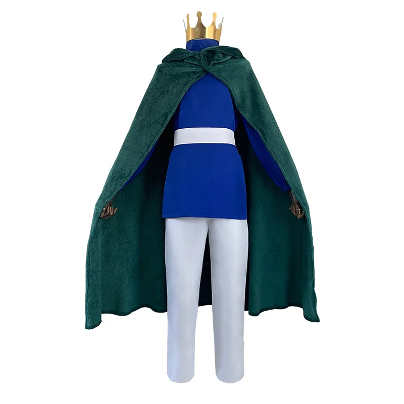 Костюм для косплея Poggi Boji из аниме короли комплект Хэллоуина с накидкой и короной