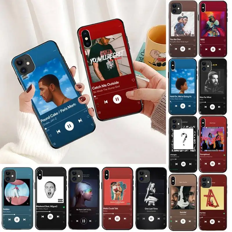 5 SOS Дрейк альбом песня Чехол для мобильного телефона iPhone 5s 11 8 7 6 6S Plus plus X XS Макс 5S XR