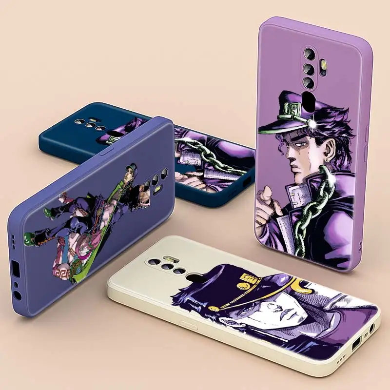 

Jojo Anime Manga For OPPO A11K A74 A73 A11 A55 A54 A52 A93 A92 A91 A94 A9 A16 A7 A1K 2020 Liquid Silicone Phone Case