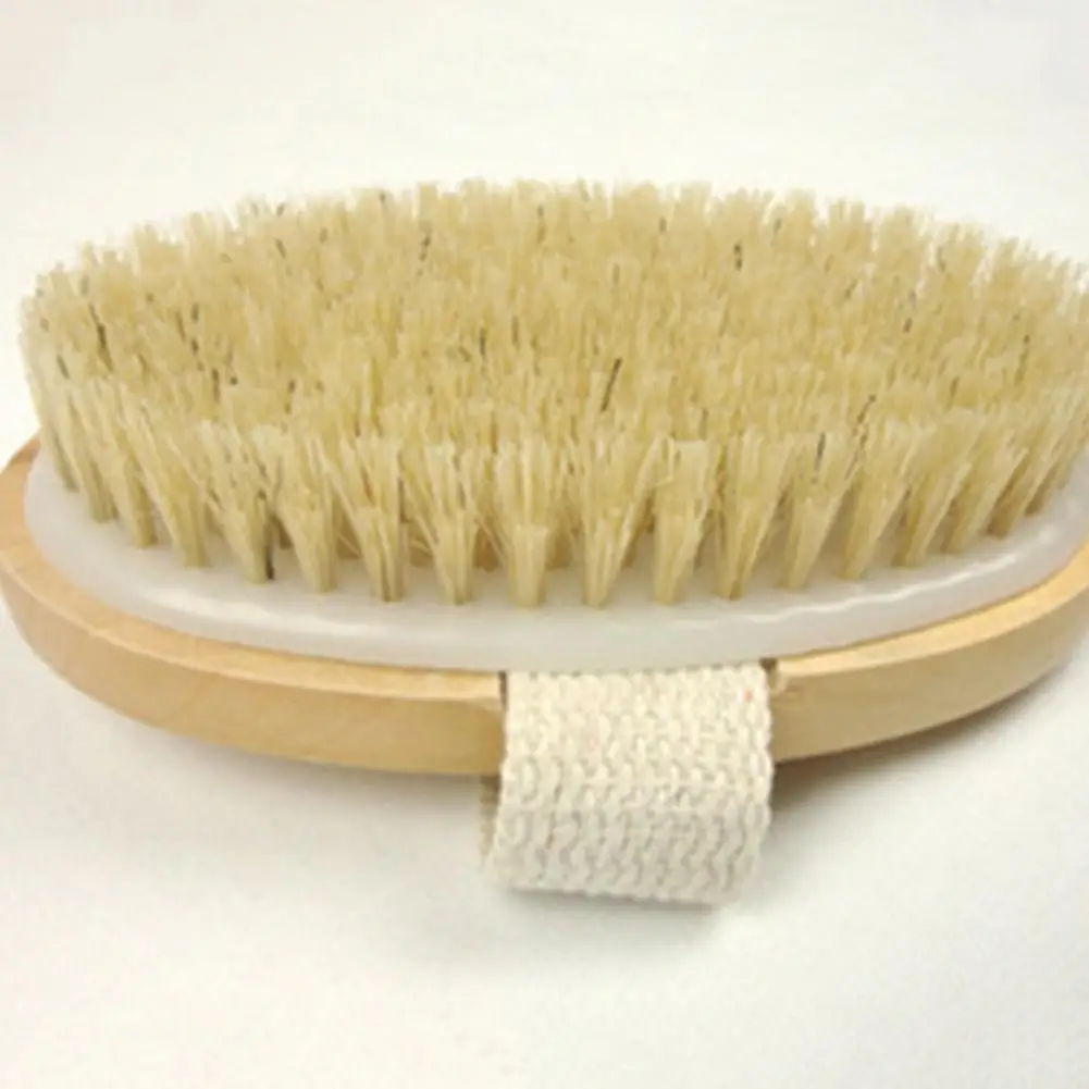 

Long Handle Exfoliating Body Brush Wooden Cleaner Bath Shower Bristles Massager Shower Brush Bath Brush SPA Skin Care