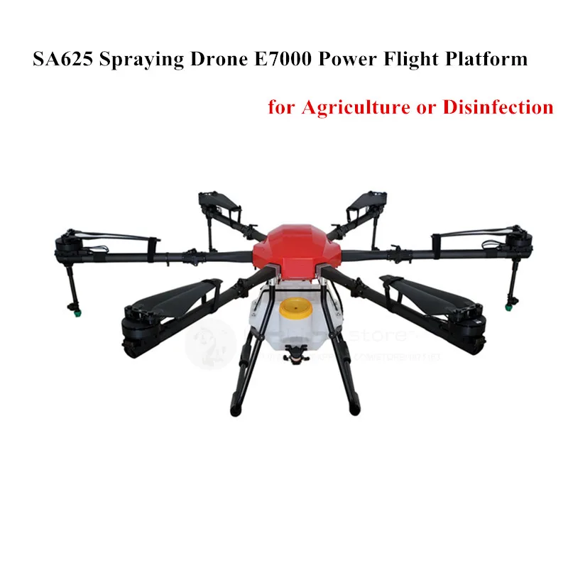 

SA625 25L Agricultural Spraying Drone Waterproof E7000 Flight Platform 25KG 1850mm 6 Axis Folding Hexacopter Frame Kit