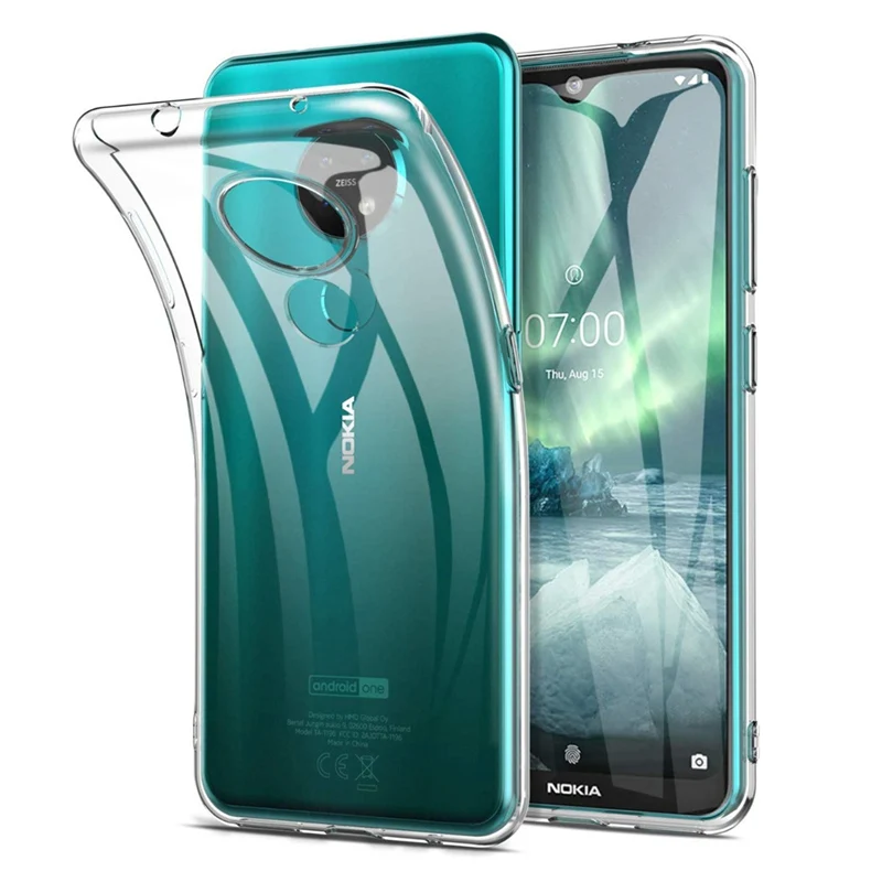 Прозрачный Мягкий ТПУ чехол для Nokia X71 X7 X5 X6 6 2018 прозрачный противоударный 9 8 7 5 3 2 1