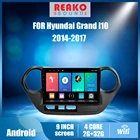 Автомобильное радио, 2 DIN, 9 дюймов, для hyundai i10, 2014, 2015, 2016, 2017, Android 8,1, Автомобильный мультимедийный плеер, GPS-навигатор, головное устройство