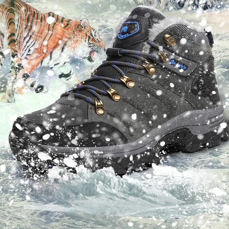 Мужские зимние ботинки с меховой подкладкой размеры 36-47 | Обувь