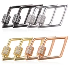 2020 ожерелья-чокер для женщин, Подвески ручной работы, ювелирные изделия, застежки, карабин, CZ застежка для изготовления ювелирных изделий