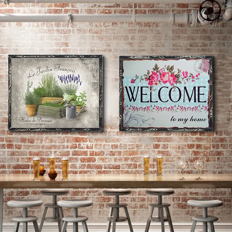 

Plant Vintage Metal Plate Tin Signs Wall Poster Decals Plate Painting Bar Club Pub Home Decor Wall 30*20cm