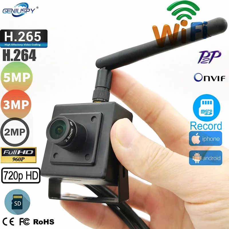 Мини IP-камера IMX335 1920P 5 МП 3 Мп 2 1 Wi-Fi | Безопасность и защита