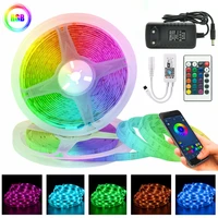 led strip light decoration room background rgb lighting waterproof rainbow lamp wifi bluetooth remote control flexible 12v diode