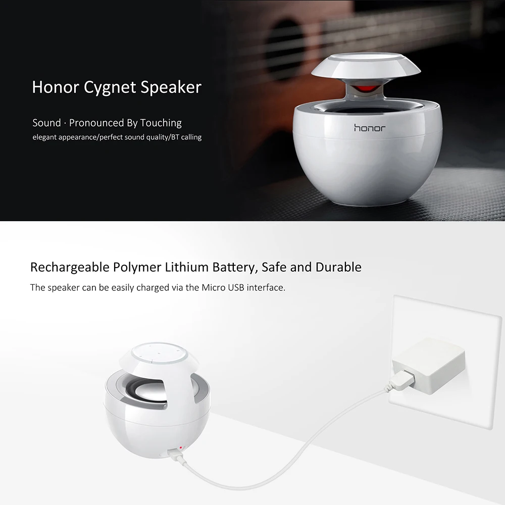 Honor AM08 мини телефон аудио бас стерео звук беспроводной Bluetooth динамик Лебедь