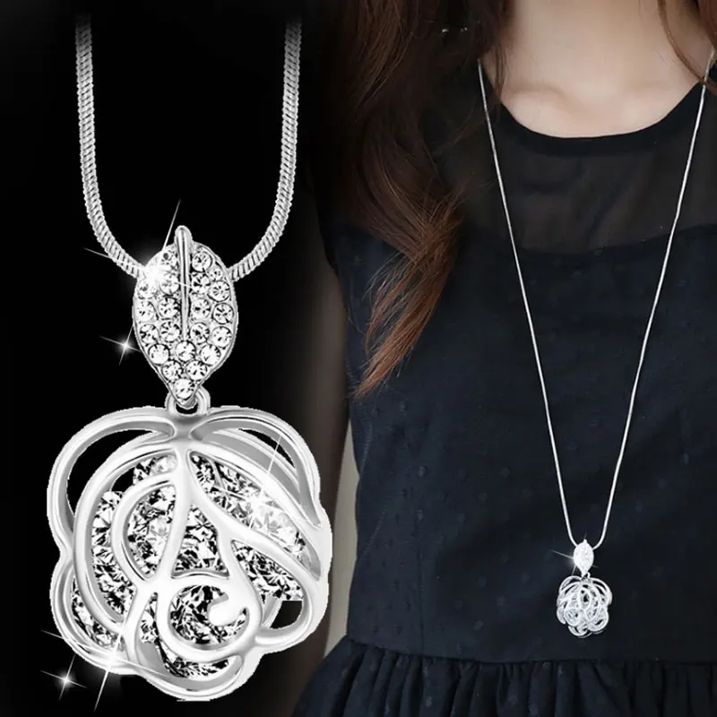 Роскошное дизайнерское ожерелье от известного бренда Камелия подвеска в виде