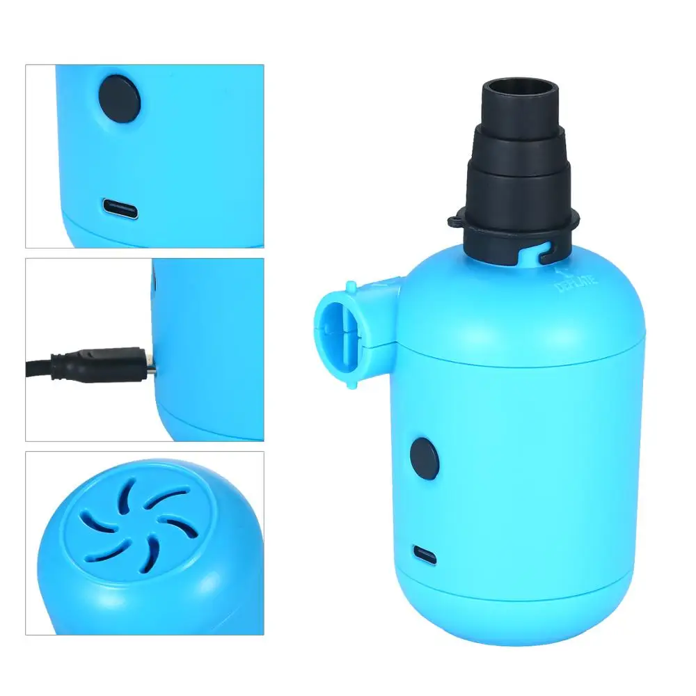 

Portable USB Electric Air Pump Air Mattress Boat Sofa Auto Air Inflatable Pump for Car Camping Inflator