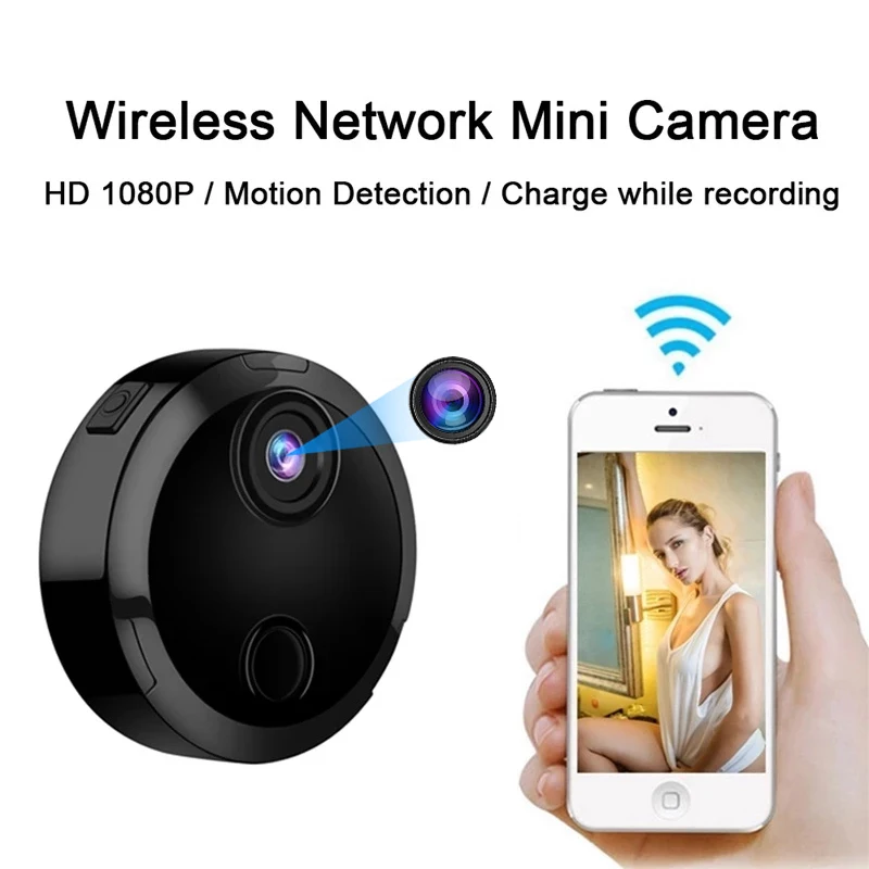 

1080P IP Mini Camera Wireless Recorder Wifi Security Remote Control Surveillance Night Motion Mobile Detection Camera