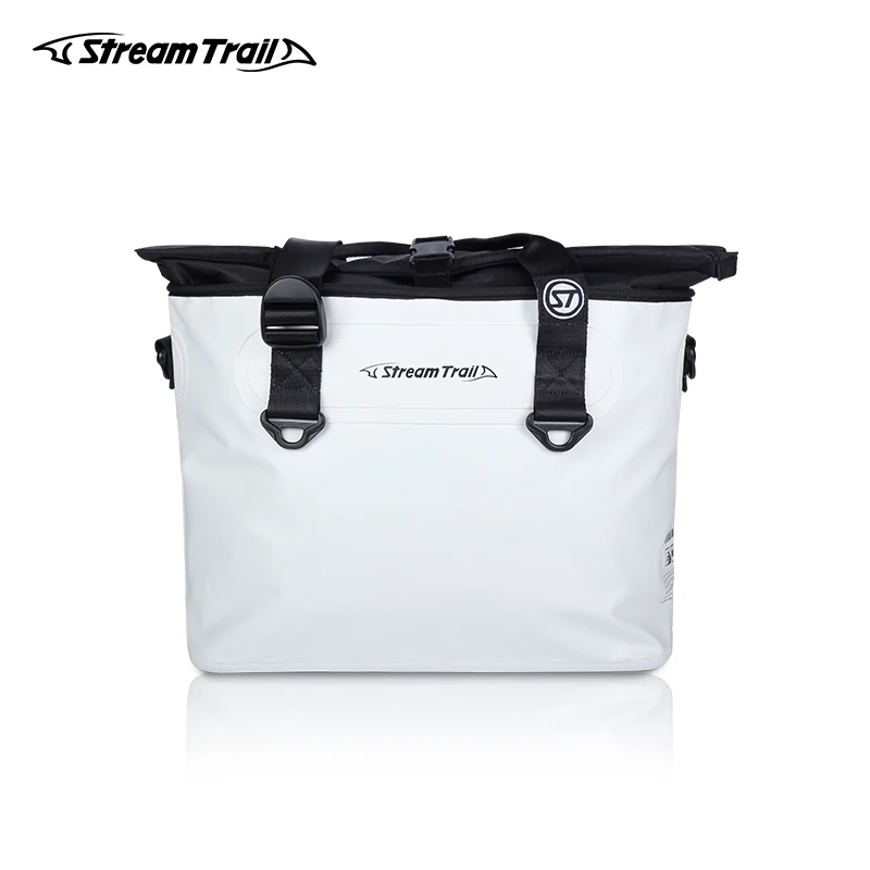 Stream Trail Waterproof Bag Outdoor Marche DX-2 16L Shoulder Bag Tote Bag Dry Sack Water Resistant Roll-Top Closure Daypack Dive