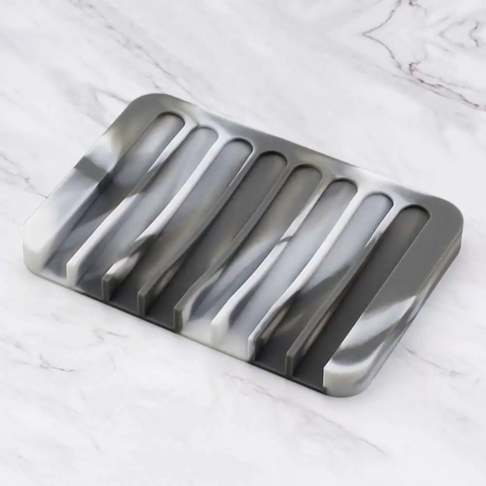 

Silicone Soap Dish Flexible for Bathroom Shower Kitchen Travel Random Color Soap Dish Silicone Holder 5pcs