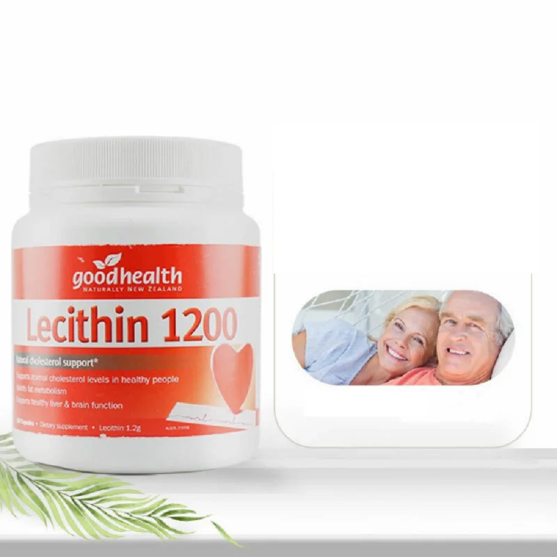 

Good Health Lecithin 1200mg 200Capsules Fat Breakdown Digestive System Liver Health Healthy Brain Function Fish Oil Partner