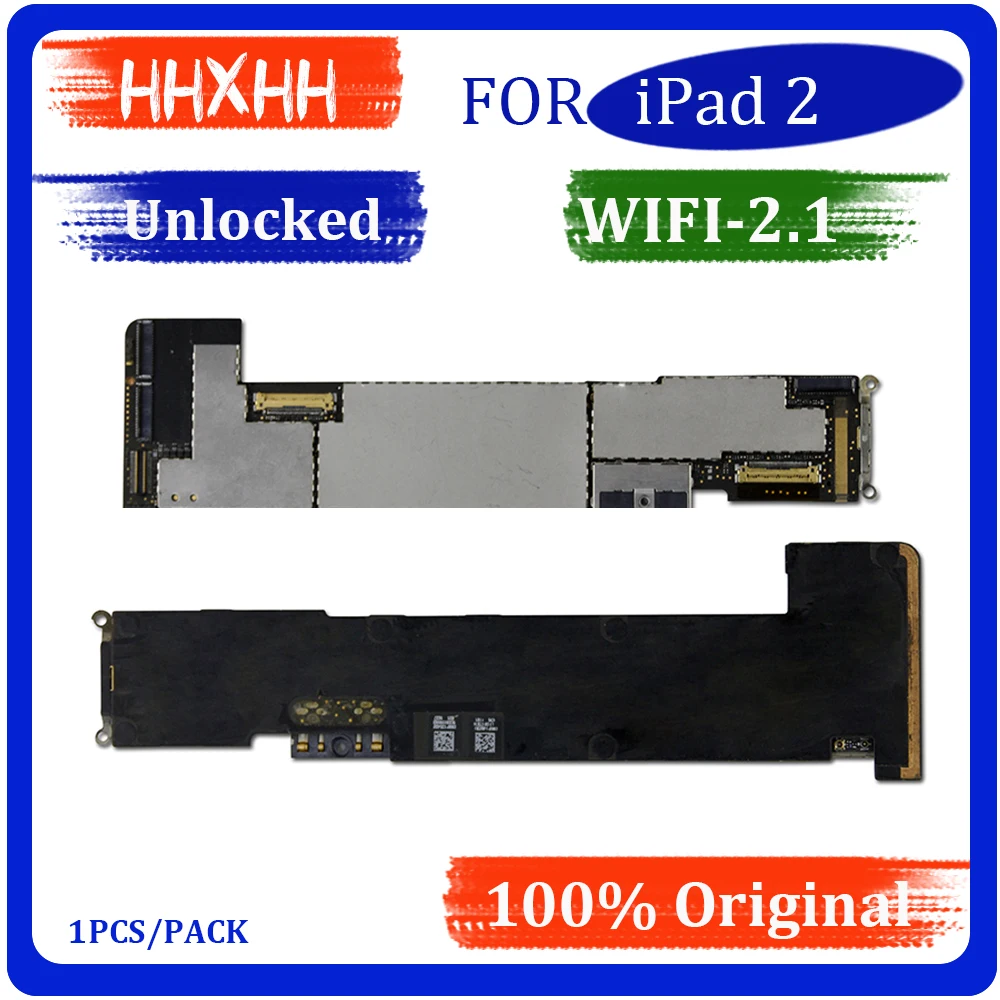 Оригинальная материнская плата для ipad 2 wifi версия разблокированная материнская плата Бесплатный iCloud 2,1 2,4 для ipad 2 A1395 A1396 или A1397 материнская плата