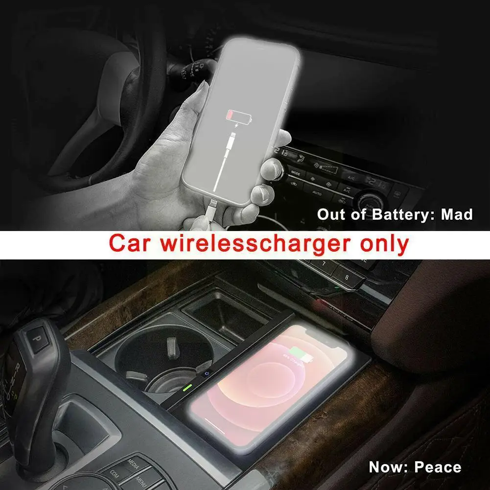 

Автомобильное беспроводное зарядное устройство для телефона, подходит для телефона с беспроводной зарядкой Qi, автомобильное зарядное устр...
