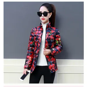 Модная одежда из хлопка с принтом, женское теплое пальто Parker, подходит для осени и зимы, тонкие топы, хлопковое пальто большого размера 6XL