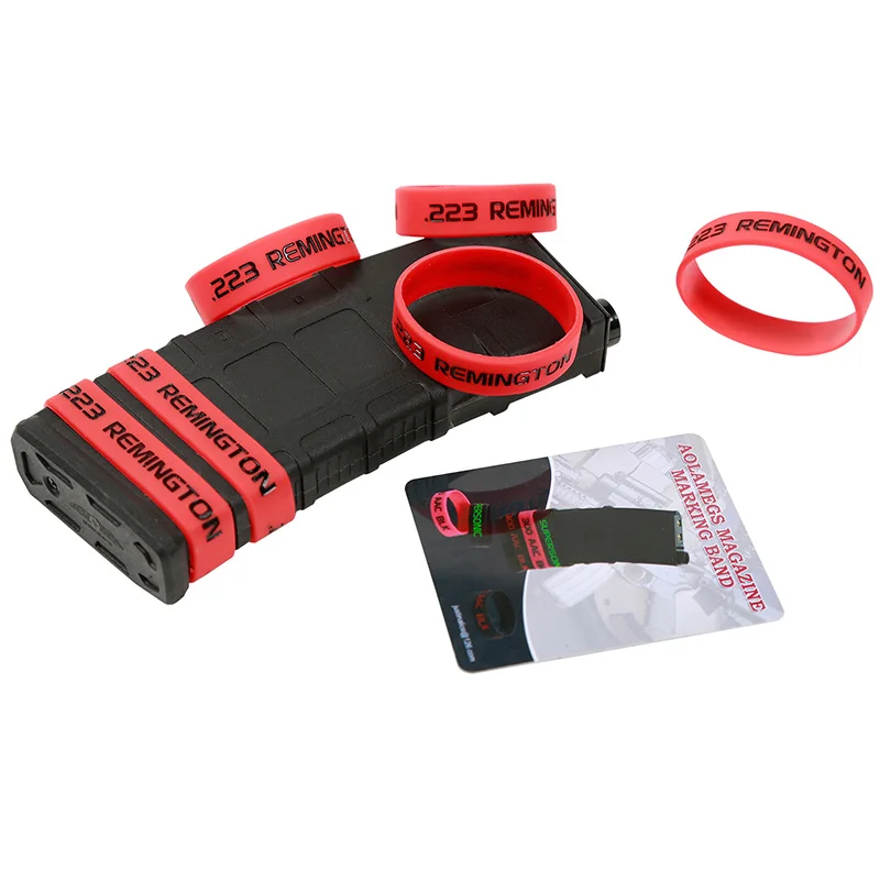 6 упаковок маркировочная лента для магазина 223 REM 5 56 300 AAC BLK 7 62x35 мм