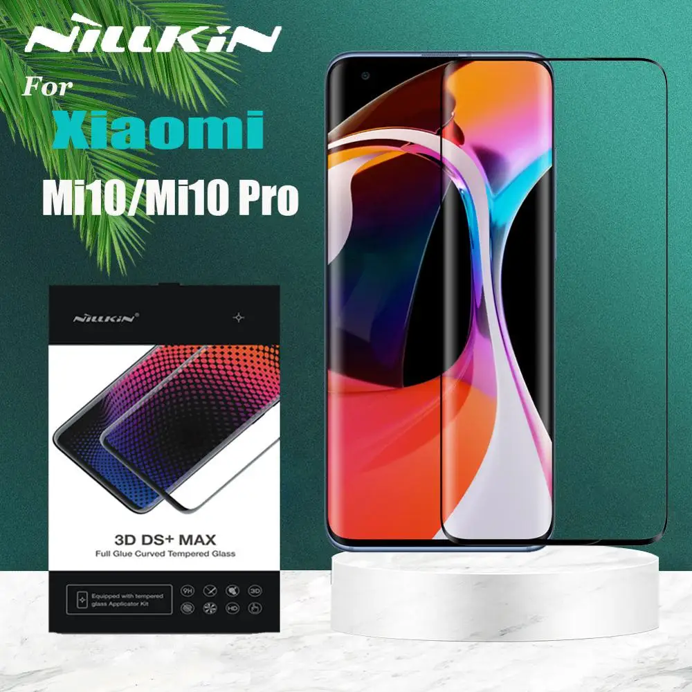 Защитное стекло Nillkin для Xiaomi Mi 11 10 Pro 10s полное покрытие защитное закаленное Mi11