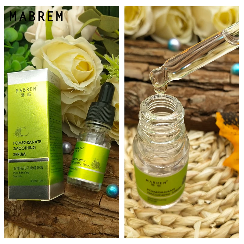 10 мл мабрем гранат тонкие поры Сыворотка для лица отбеливающий растительный уход