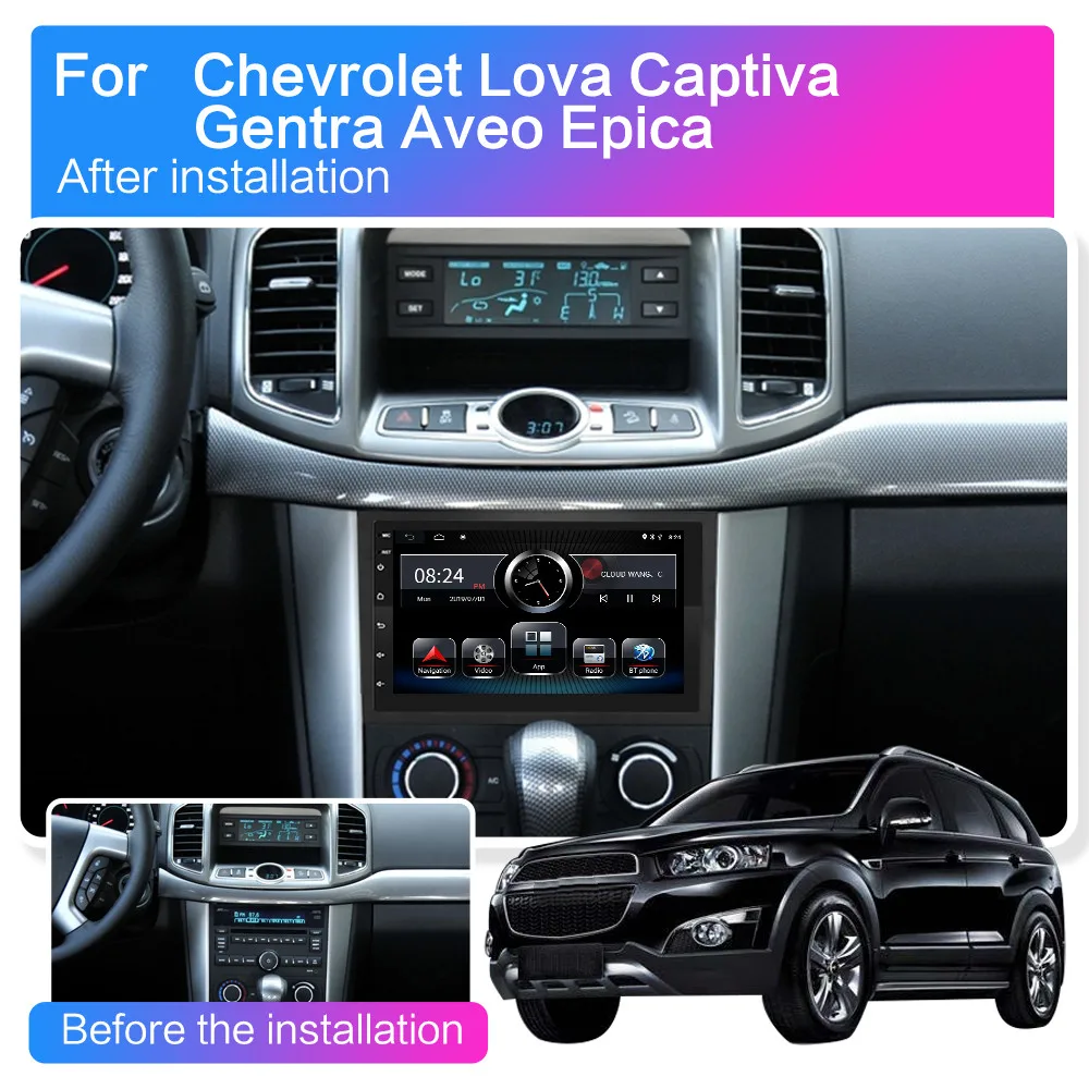 Для Chevrolet Captiva Aveo Lova Gentra Epica Android 9 0 DSP автомобильный Радио мультимедийный видео