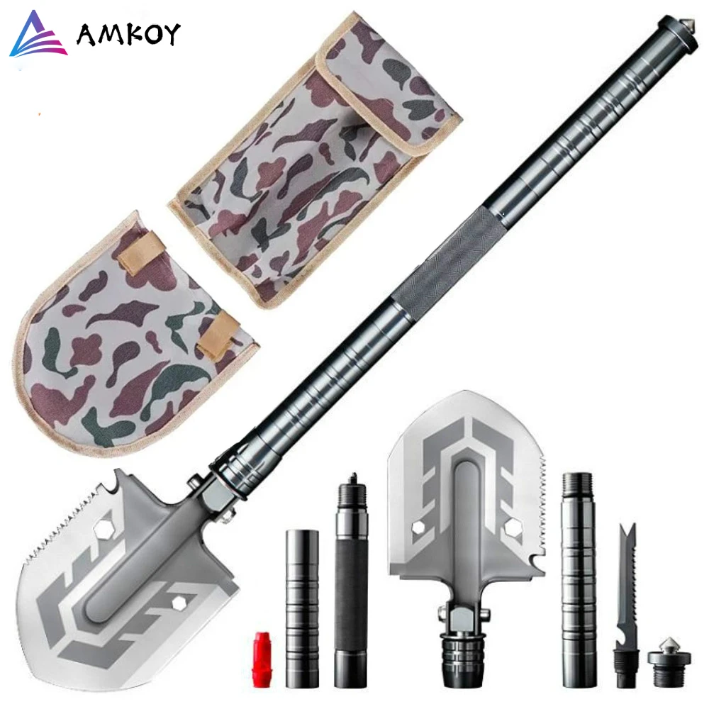 Уличная тактическая Лопата для кемпинга складной инструмент 58 HRC | Инструменты