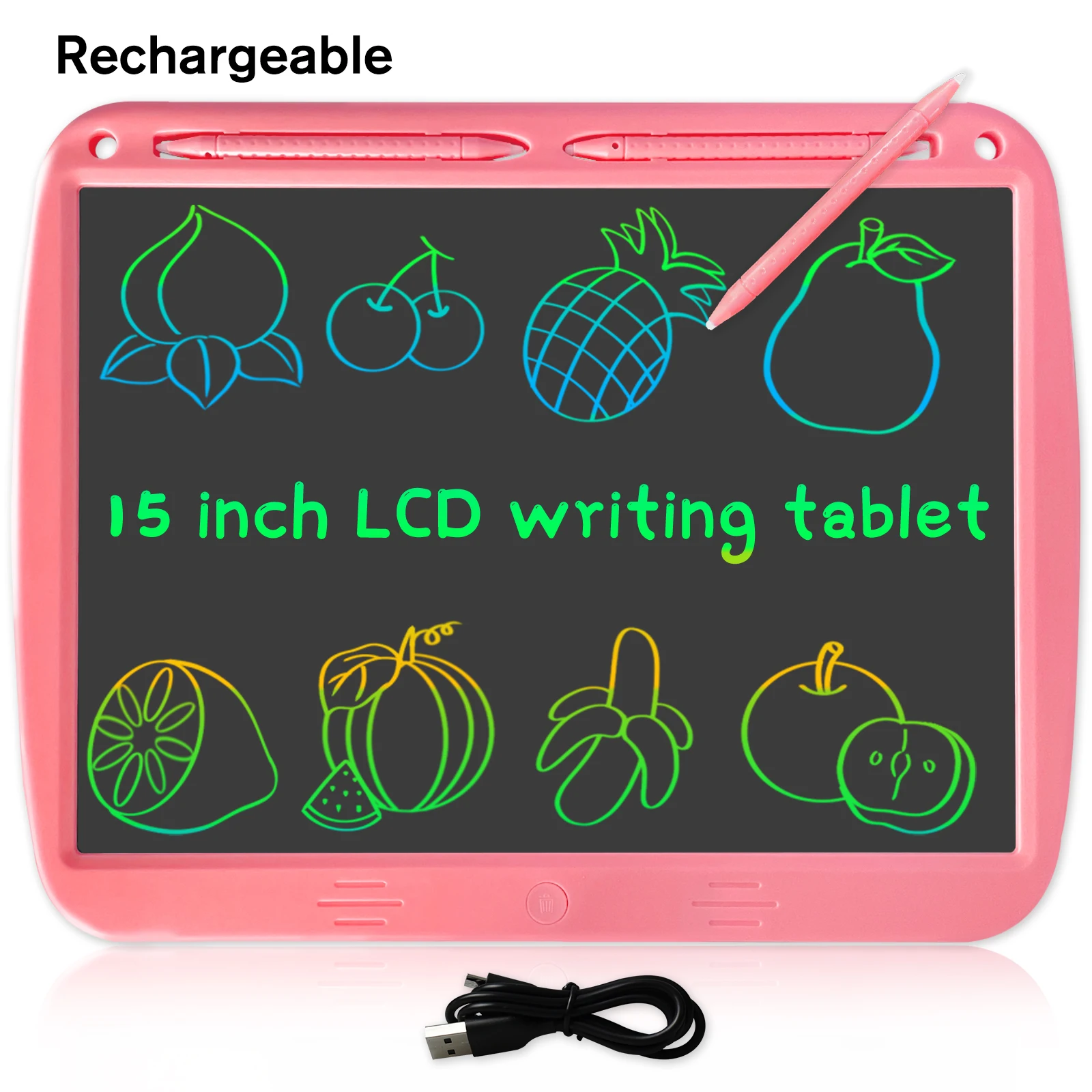 Планшет для рисования детский Аккумуляторный с ЖК дисплеем 15 дюймов|Цифровые