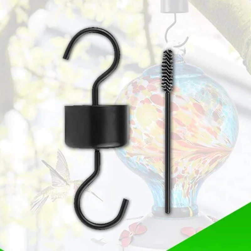 Кормушка Для Колибри S образный крюк щетка для сада окна птицы железный крючок