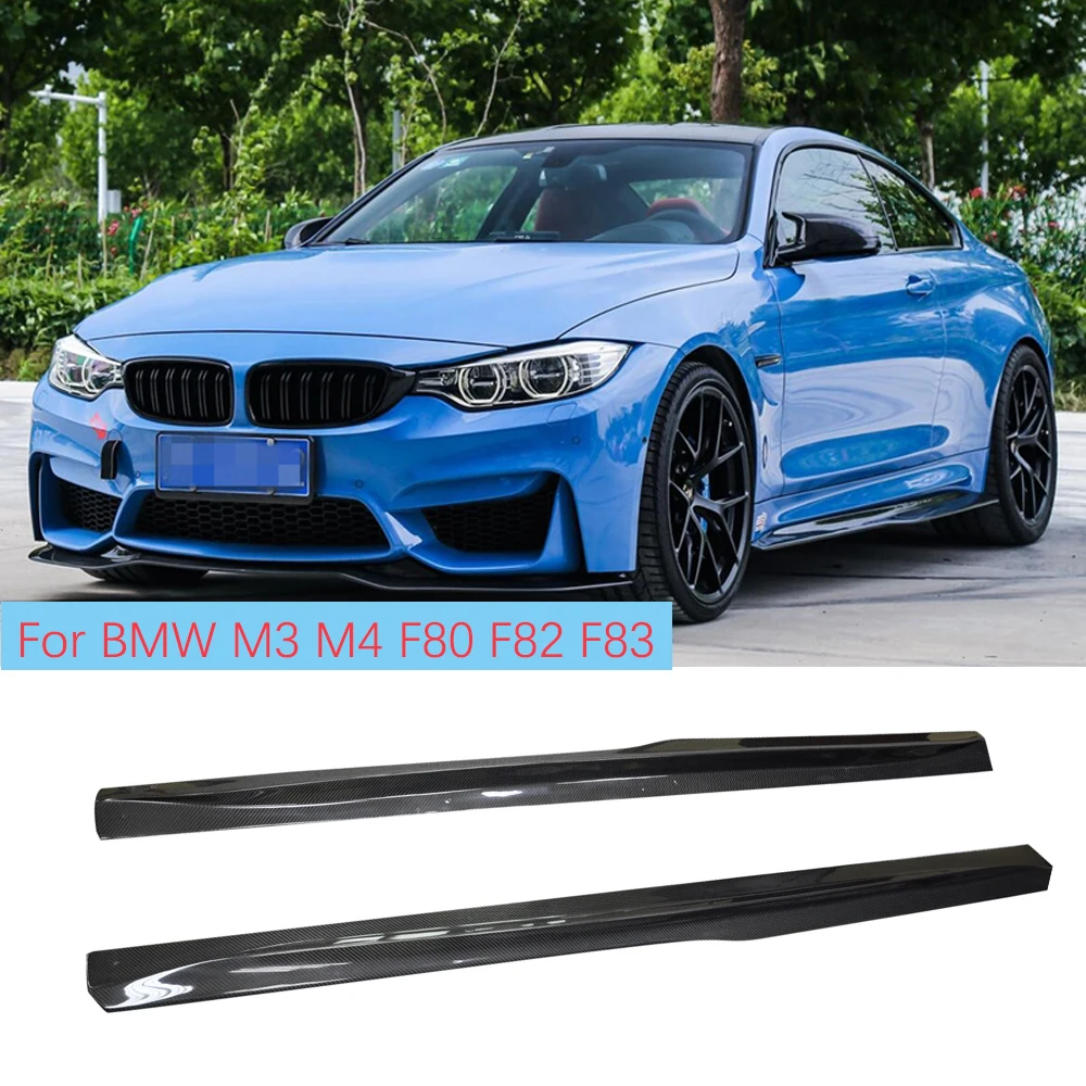 Боковые юбки из углеродного волокна/ФАП для BMW 3 серии F80 M3 4 F82 F83 M4 2012 2018 накладки на